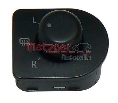 Metzger 0916071 Schalter, Außenspiegelverstellung