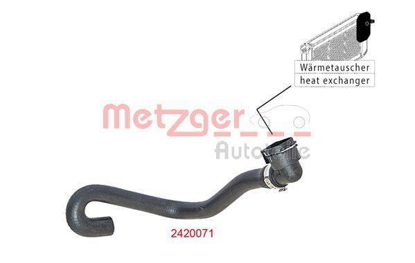 Metzger 2420071 Kühlerschlauch
