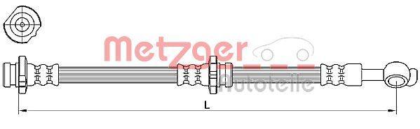 Metzger 4110471 Bremsschlauch