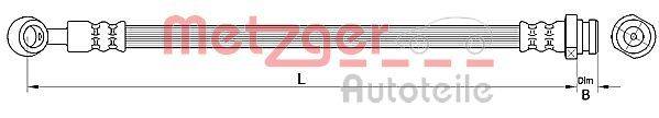 Metzger 4110718 Bremsschlauch