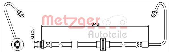 Metzger 4119371 Bremsschlauch
