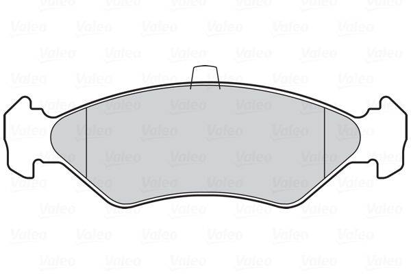 Valeo 301171 Bremsbelagsatz, Scheibenbremse