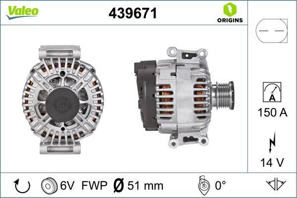 Valeo 439671 Generator