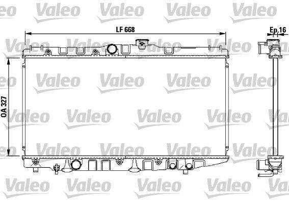 Valeo 730471 Kühler, Motorkühlung