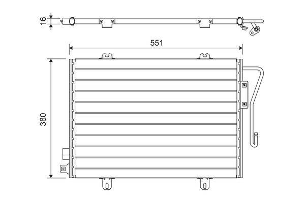 Valeo 817171 Kondensator, Klimaanlage
