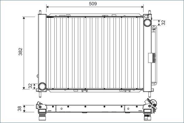Valeo 822671 Kühlmodul