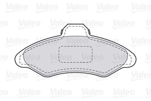 Valeo 301172 Bremsbelagsatz, Scheibenbremse