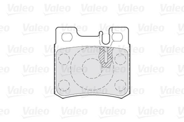 Valeo 301272 Bremsbelagsatz, Scheibenbremse