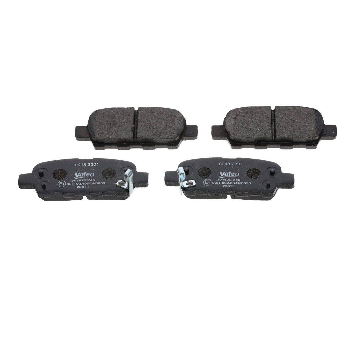 Valeo 301672 Bremsbelagsatz, Scheibenbremse