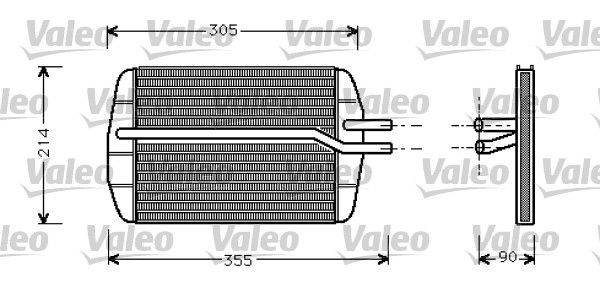 Valeo 812272 Wärmetauscher, Innenraumheizung