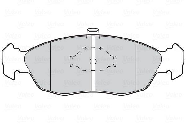 Valeo 301074 Bremsbelagsatz, Scheibenbremse