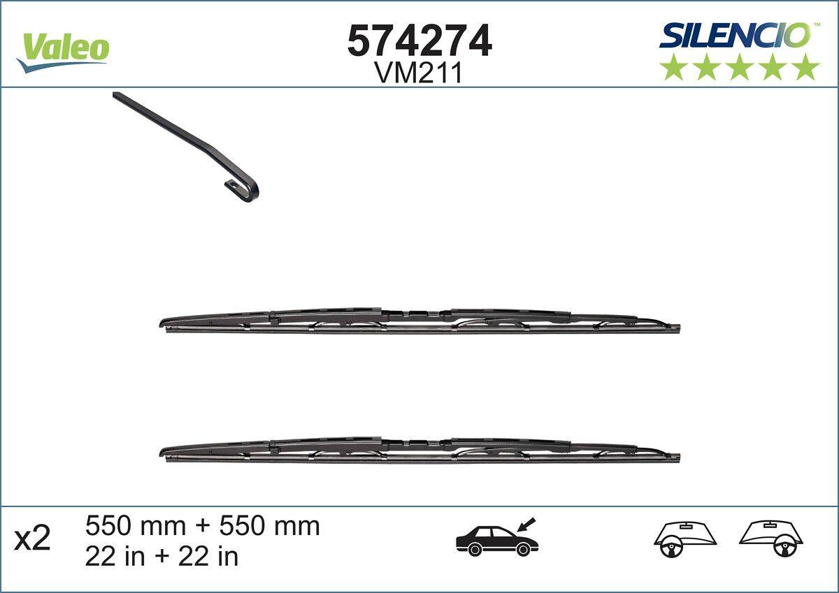 Valeo 574274 Wischblatt