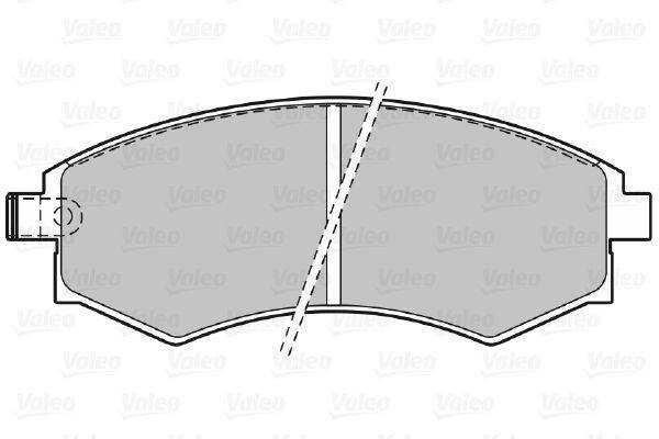 Valeo 598574 Bremsbelagsatz, Scheibenbremse