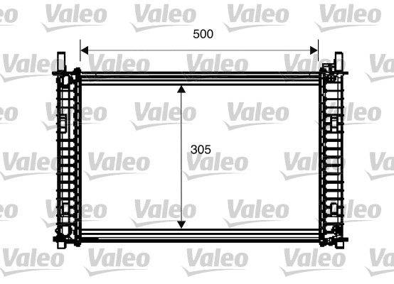 Valeo 734274 Kühler, Motorkühlung