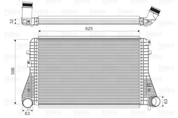 Valeo 818674 Ladeluftkühler