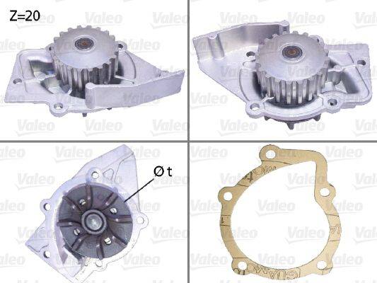 Valeo 506575 Wasserpumpe, Motorkühlung