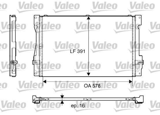 Valeo 817675 Kondensator, Klimaanlage