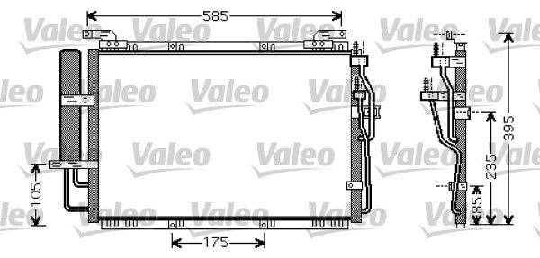 Valeo 818075 Kondensator, Klimaanlage