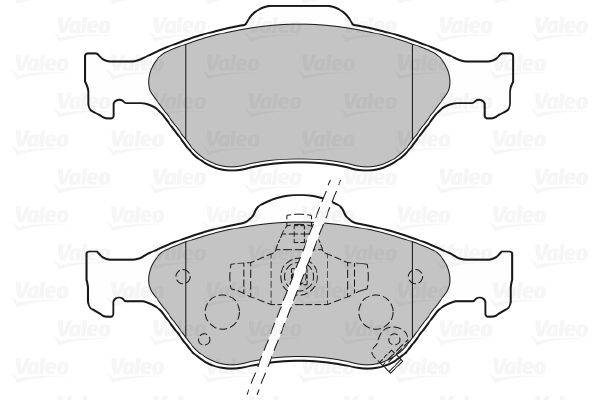 Valeo 301076 Bremsbelagsatz, Scheibenbremse