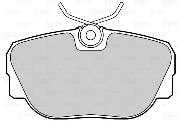 Valeo 302276 Bremsbelagsatz, Scheibenbremse