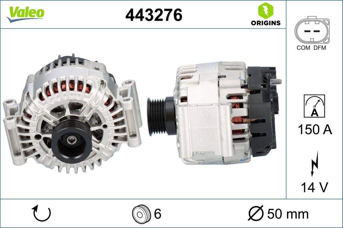 Valeo 443276 Generator