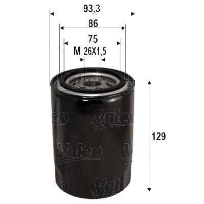 Valeo 586076 Ölfilter