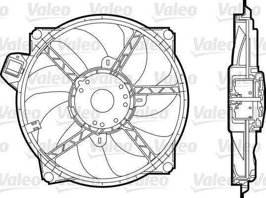 Valeo 696376 Lüfter, Motorkühlung