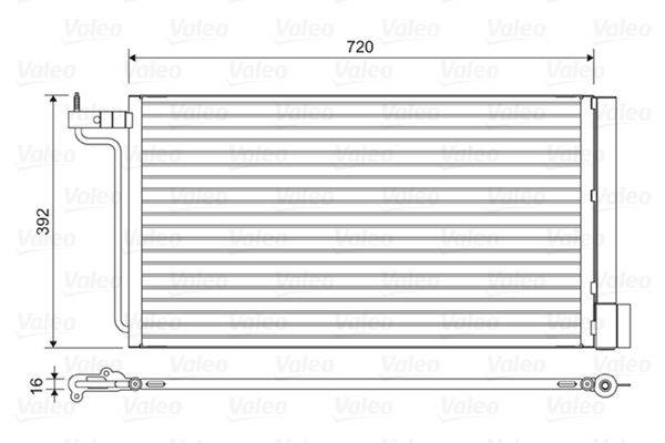 Valeo 814177 Kondensator, Klimaanlage
