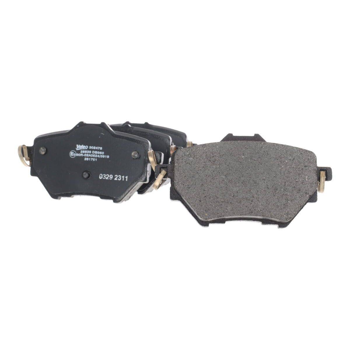 Valeo 302478 Bremsbelagsatz, Scheibenbremse