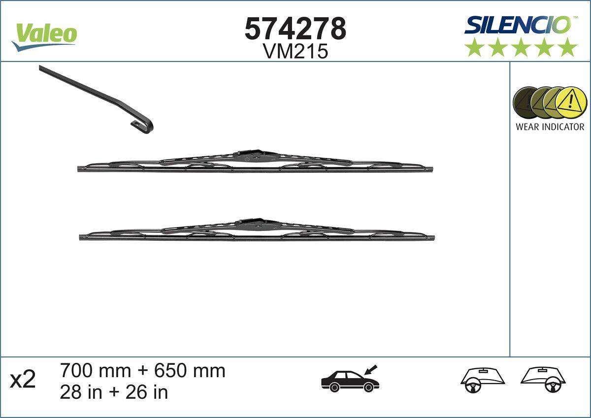 Valeo 574278 Wischblatt