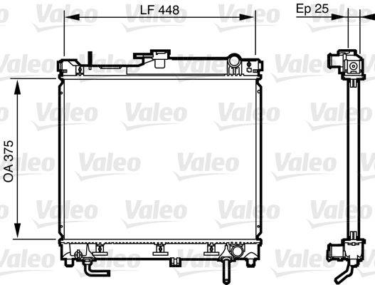 Valeo 735578 Kühler, Motorkühlung
