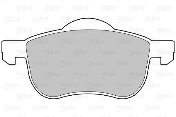 Valeo 598479 Bremsbelagsatz, Scheibenbremse