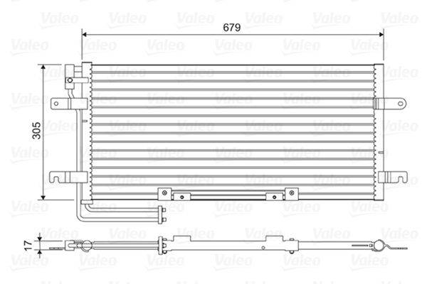 Valeo 814079 Kondensator, Klimaanlage