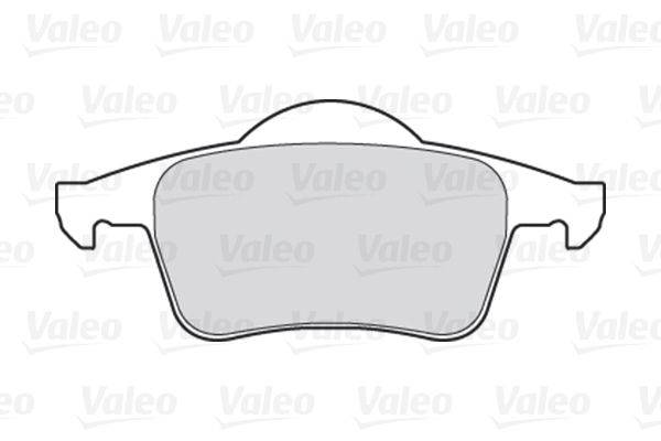 Valeo 301480 Bremsbelagsatz, Scheibenbremse