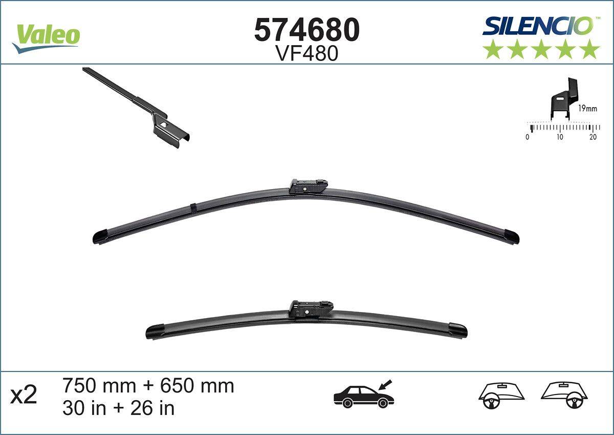 Valeo 574680 Wischblatt