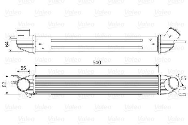 Valeo 818580 Ladeluftkühler