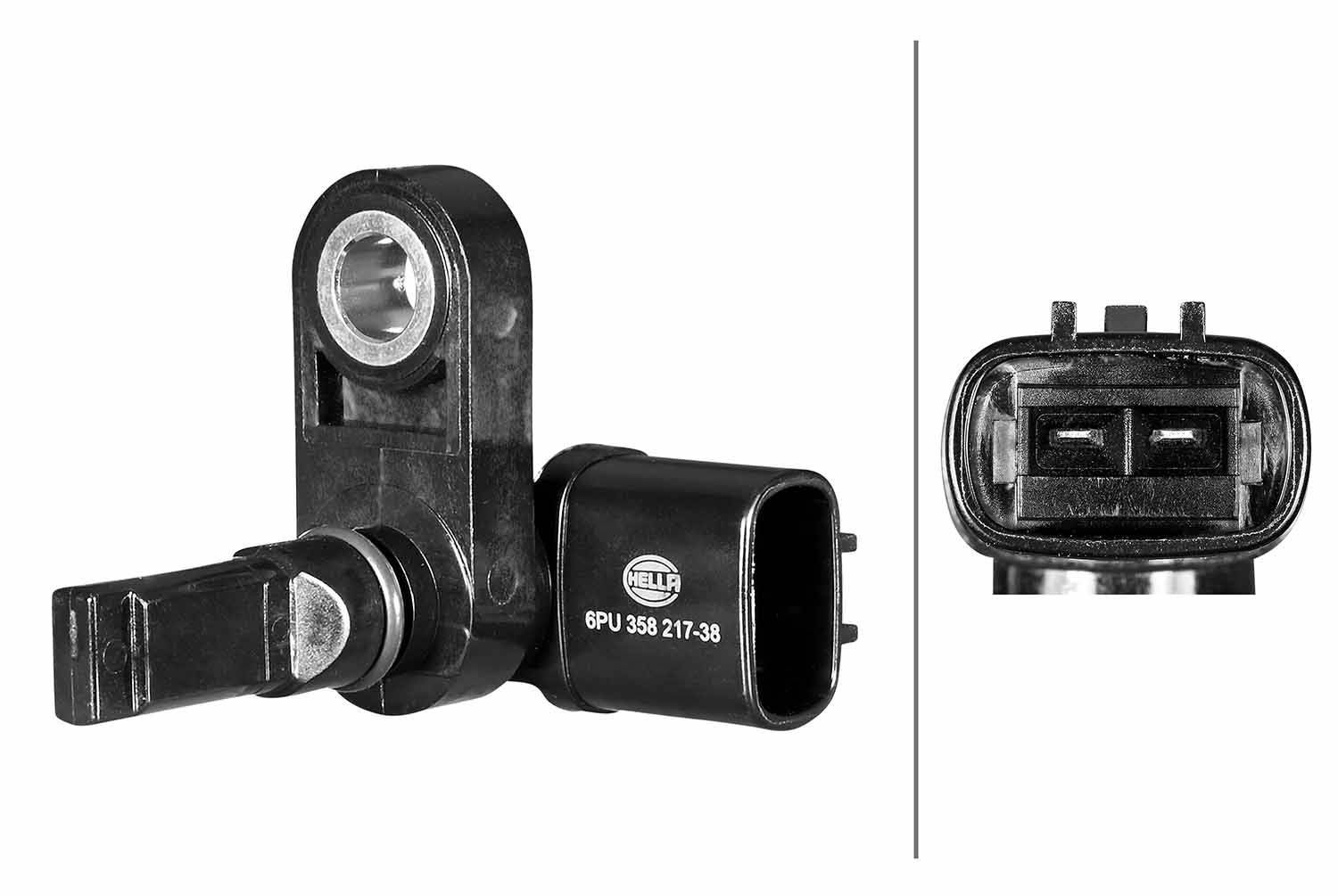 Hella 6PU358217-381 Sensor, Raddrehzahl