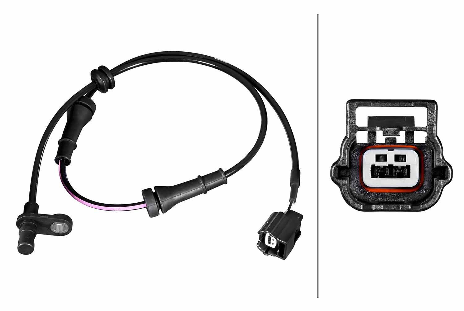 Hella 6PU358217-581 Sensor, Raddrehzahl