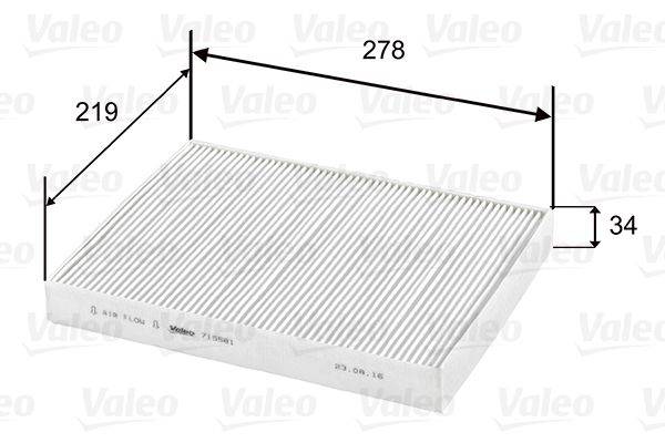 Valeo 715581 Filter, Innenraumluft