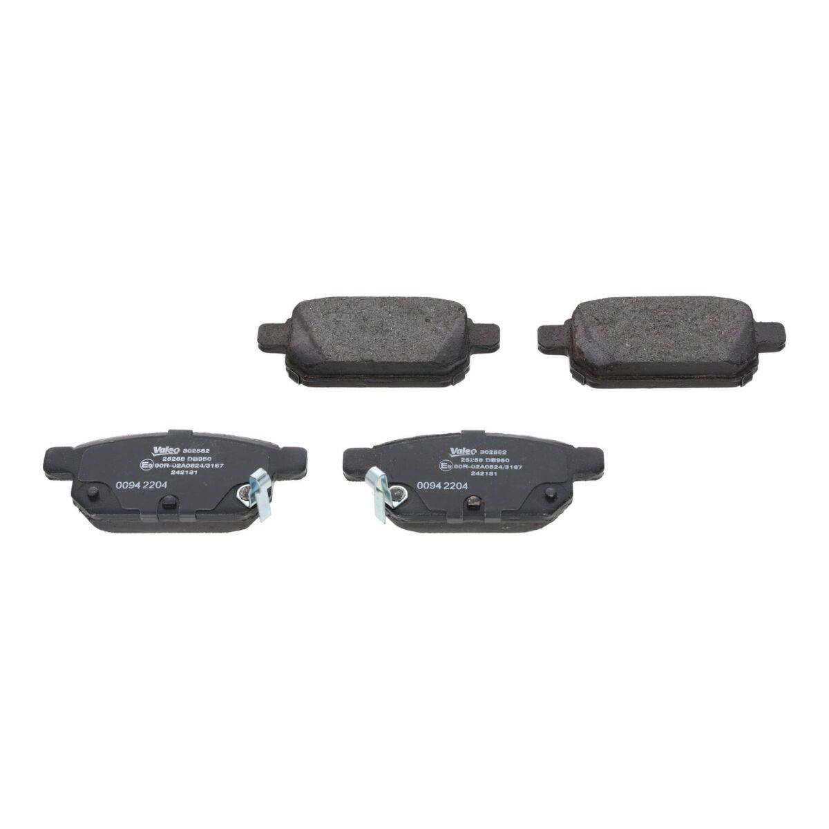 Valeo 302582 Bremsbelagsatz, Scheibenbremse