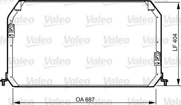 Valeo 814282 Kondensator, Klimaanlage