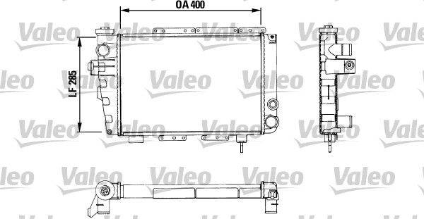 Valeo 883282 Kühler, Motorkühlung