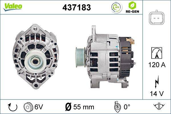 Valeo 437183 Generator