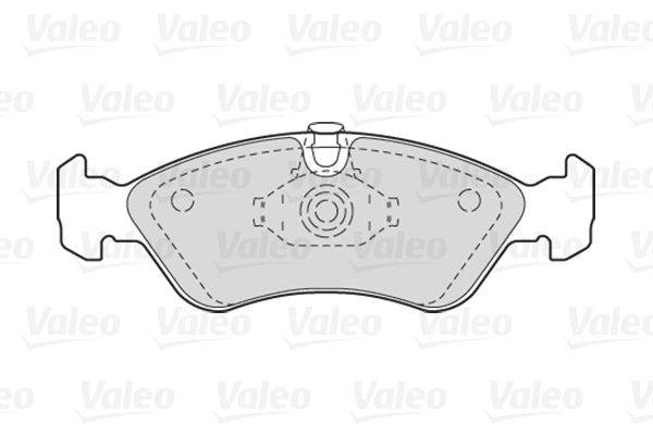 Valeo 301184 Bremsbelagsatz, Scheibenbremse
