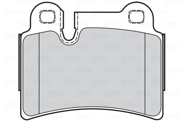 Valeo 302284 Bremsbelagsatz, Scheibenbremse