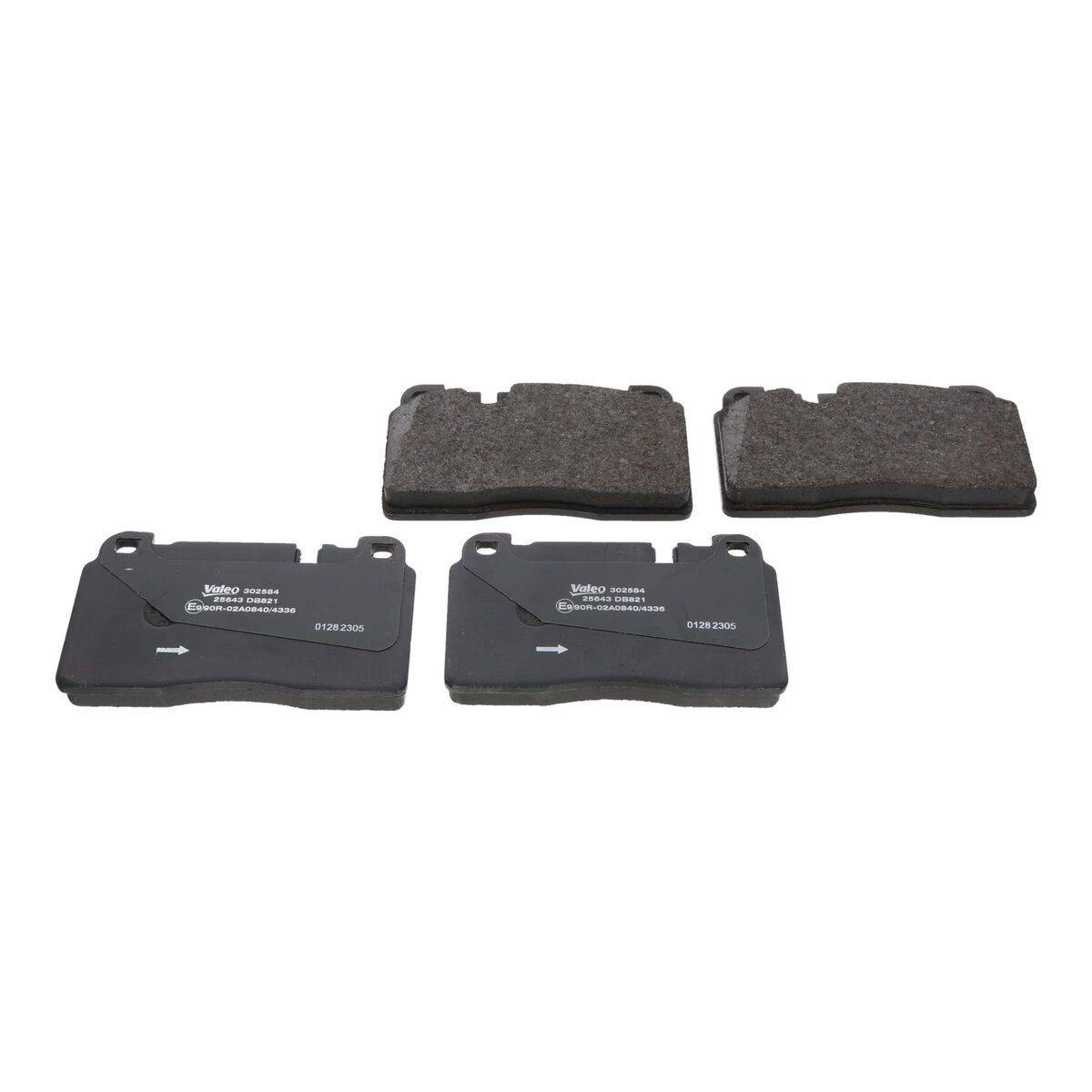 Valeo 302584 Bremsbelagsatz, Scheibenbremse
