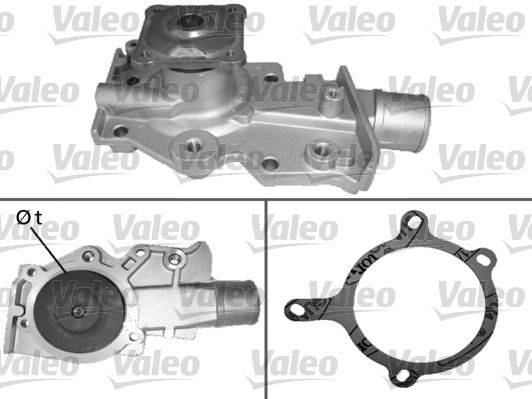 Valeo 506284 Wasserpumpe, Motorkühlung