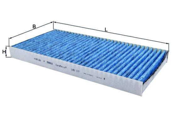 Mahle LAO117 Filter, Innenraumluft