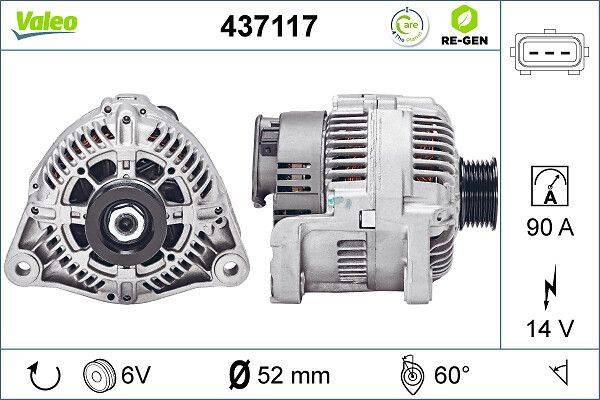 Valeo 437117 Generator