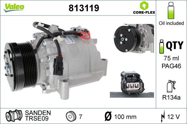 Valeo 813119 Kompressor, Klimaanlage